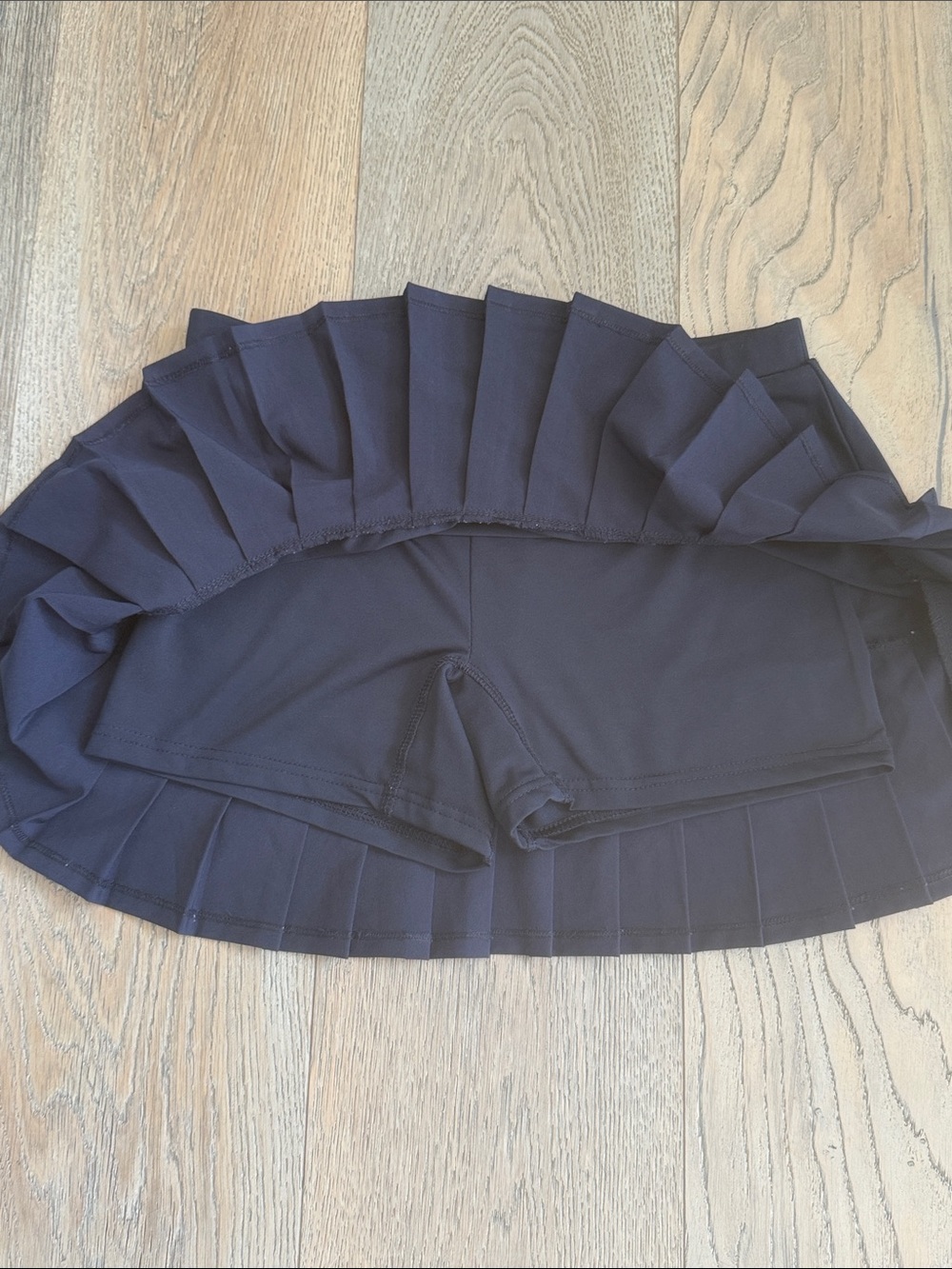 FILA Navy Pleated Athletic Tennis Mini Skirt Skort Attached Shorts-Medium - Picture 10 of 13